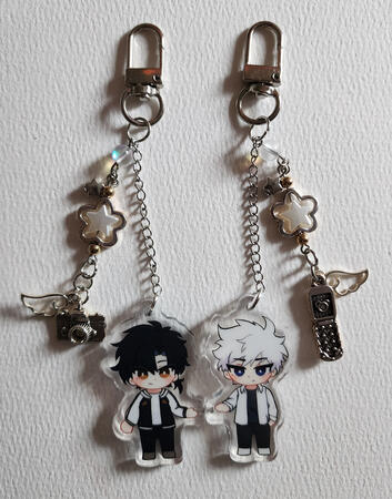 Link Click Magnet keychains
