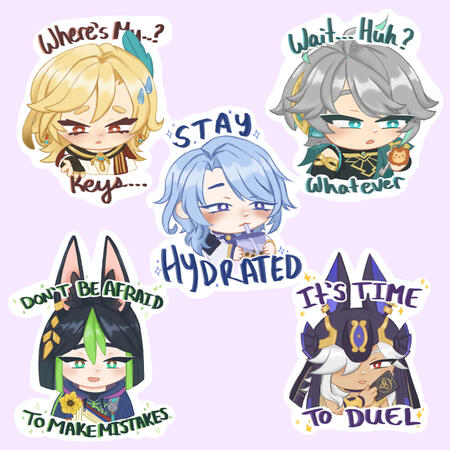 Genshin stickers