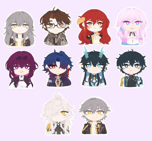 Honkai Stickers