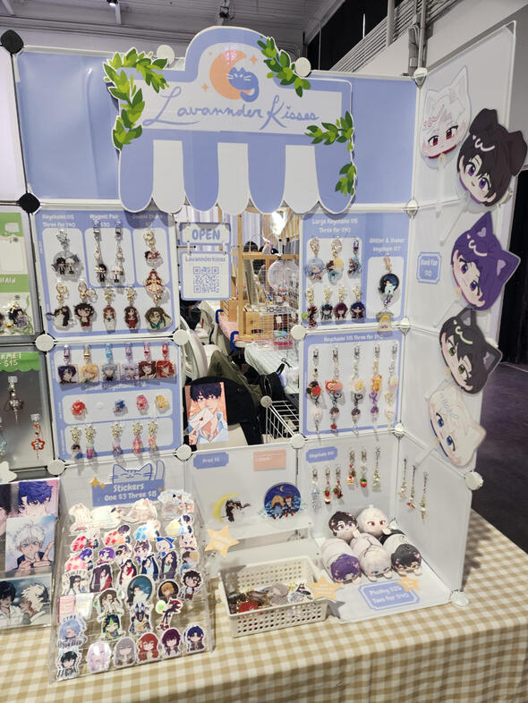 Artist alley booth